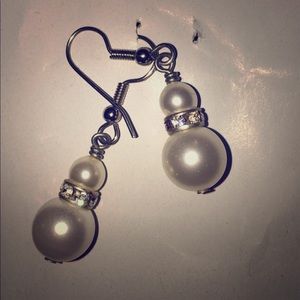 Pearl earrings